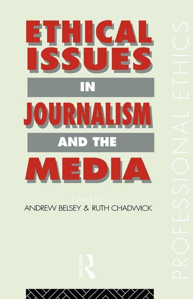 Produktbild: Ethical Issues in Journalism and the Media