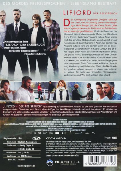 Produktbild: Lifjord - Der Freispruch - Die komplette erste Staffel [3 DVDs]