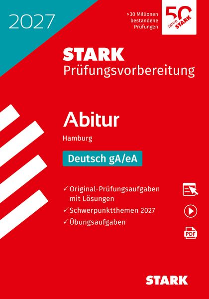 Produktbild: STARK Deutsch - Abitur 2027 Hamburg - Pr&uuml;fungsvorbereitung
