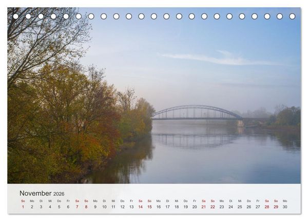 Produktbild: Magdeburg - Elbe, Dom ... und noch viel mehr! (Tischkalender 2026 DIN A5 quer), CALVENDO Monatskalender