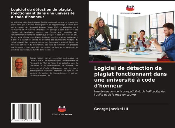 Produktbild: Logiciel de d&eacute;tection de plagiat fonctionnant dans une universit&eacute; &agrave; code d'honneur