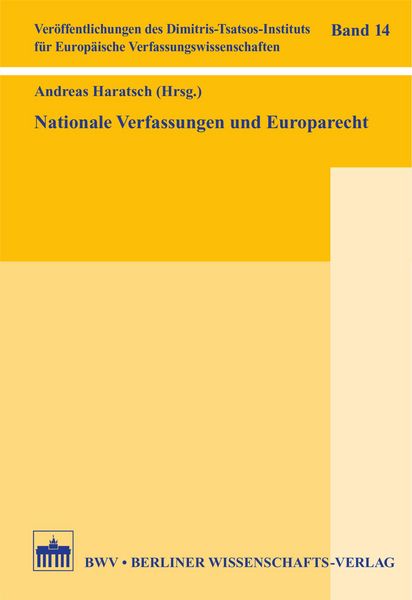 Produktbild: Nationale Verfassungen und Europarecht