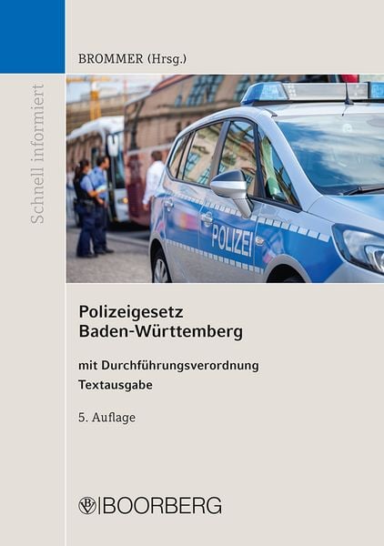 Polizeigesetz Baden-Württemberg, Paperback von , Richard Boorberg Verlag, 978-3-415-06962-6