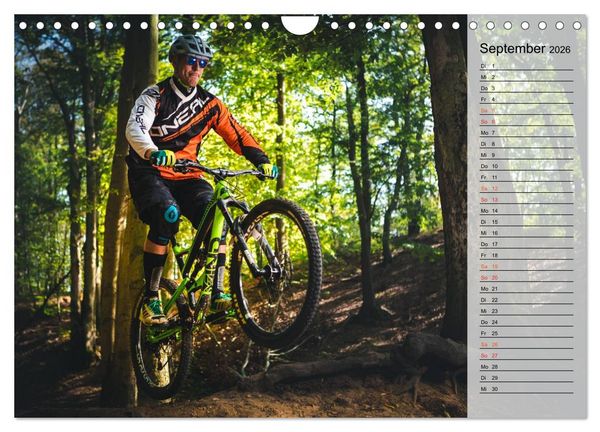 Produktbild: Mountainbike Action (Wandkalender 2026 DIN A4 quer), CALVENDO Monatskalender