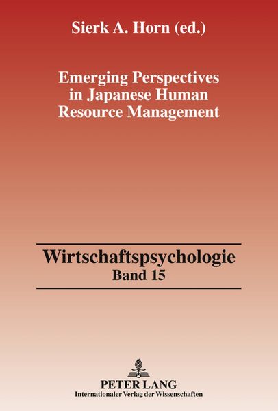 Produktbild: Emerging Perspectives in Japanese Human Resource Management