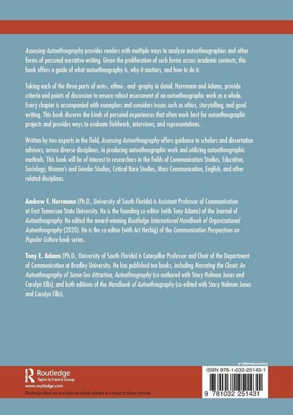 Produktbild: Assessing Autoethnography
