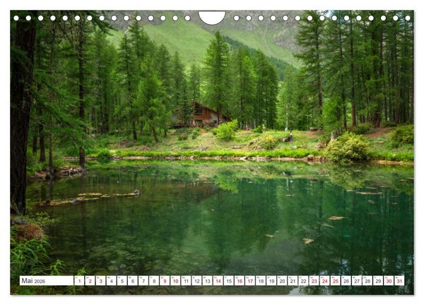Produktbild: Natur im Aostatal (Wandkalender 2026 DIN A4 quer), CALVENDO Monatskalender