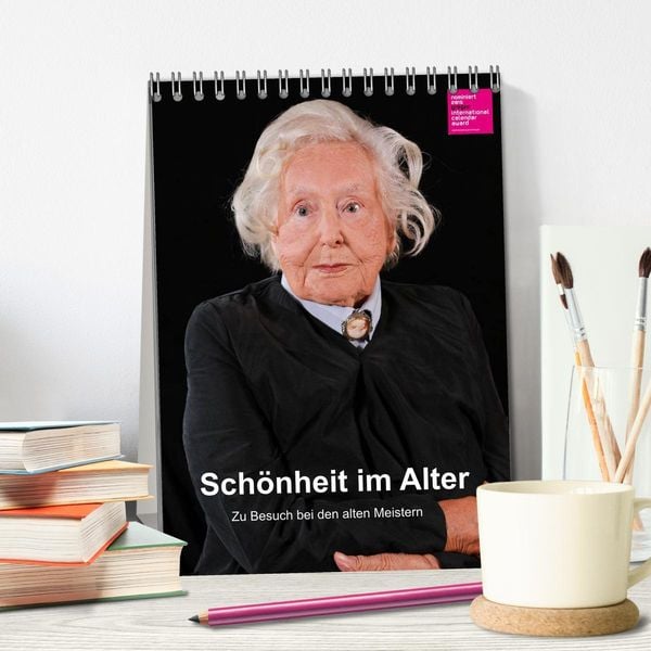 Produktbild: Sch&ouml;nheit im Alter - Zu Besuch bei den alten Meistern (Tischkalender 2026 DIN A5 hoch), CALVENDO Monatskalender