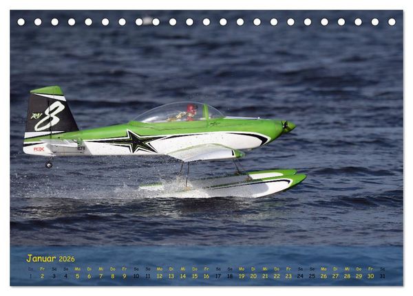 Produktbild: Abenteuer Wasserflug (Tischkalender 2026 DIN A5 quer), CALVENDO Monatskalender