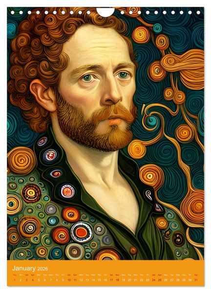 Produktbild: A Fusion of Masters (Wall Calendar 2026 DIN A4 portrait), CALVENDO 12 Month Wall Calendar