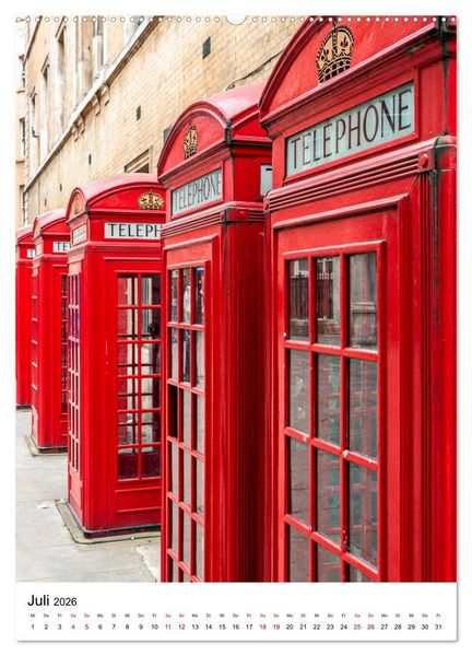 Produktbild: London, mal anders (Wandkalender 2026 DIN A2 hoch), CALVENDO Monatskalender