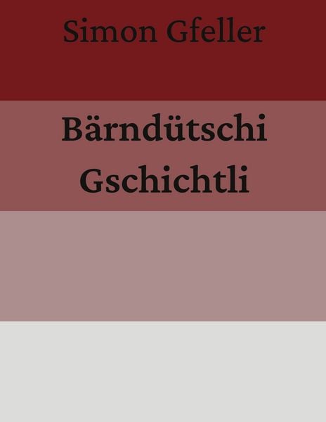 Produktbild: B&auml;rnd&uuml;tschi Gschichtli