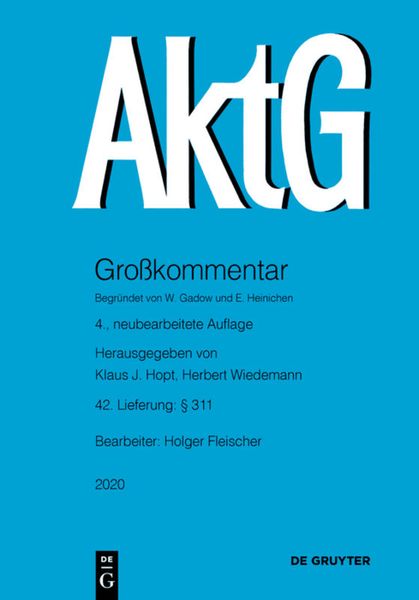 Produktbild: Aktiengesetz / &sect; 311
