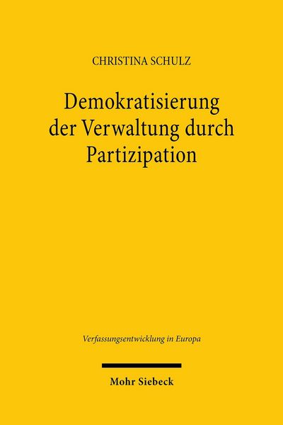 Produktbild: Demokratisierung der Verwaltung durch Partizipation