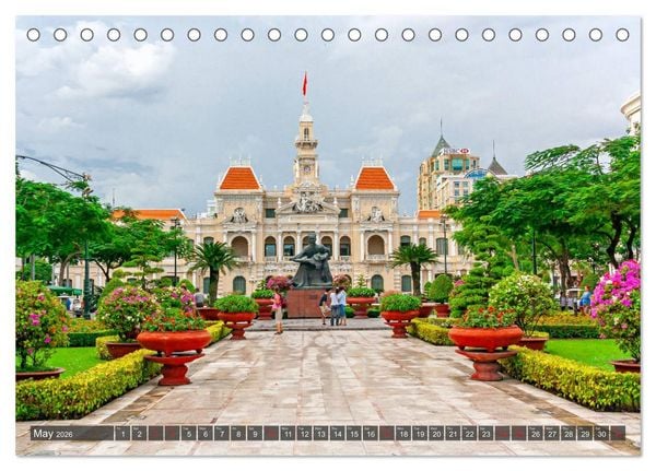 Produktbild: Dream destinations around the world (Desk Calendar 2026 DIN A5 landscape), CALVENDO 12 Month DeskCalendar
