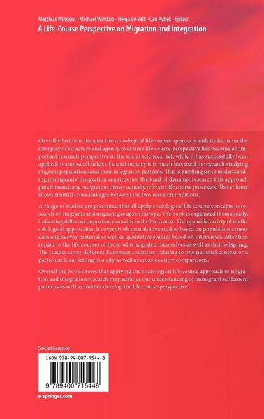 Produktbild: A Life-Course Perspective on Migration and Integration