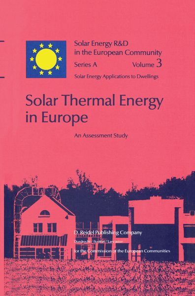 Produktbild: Solar Thermal Energy in Europe An Assessment Study
