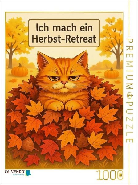 Produktbild: CALVENDO Puzzle Mein Herbst-Retreat - jetzt als Puzzle | 1000 Teile Lege-Gr&ouml;&szlig;e 64x48cm Foto-Puzzle f&uuml;r gl&uuml;ckliche Stunden