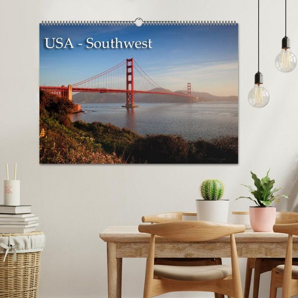 Produktbild: USA - Southwest (Wandkalender 2026 DIN A2 quer), CALVENDO Monatskalender