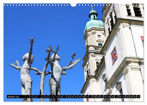 Produktbild: Kempten im Allg&auml;u, die &auml;lteste Stadt Deutschlands (Wandkalender 2026 DIN A3 quer), CALVENDO Monatskalender