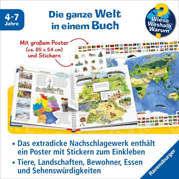 Produktbild: Wieso? Weshalb? Warum? Sonderband - Mein erster Weltatlas