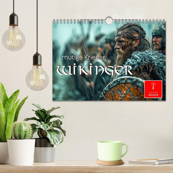 Produktbild: Wikinger - mutige Krieger (Wandkalender 2026 DIN A4 quer), CALVENDO Monatskalender