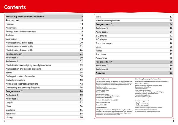 Produktbild: Year 3 Mental Maths Targeted Practice Workbook