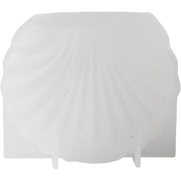 Produktbild: Creativ Company Silikonform, Kerzenhalter Muschel, H 5,5 cm, L 6,8 cm, B 5,5 cm, 1 Stk