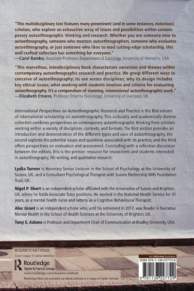 Produktbild: International Perspectives on Autoethnographic Research and Practice