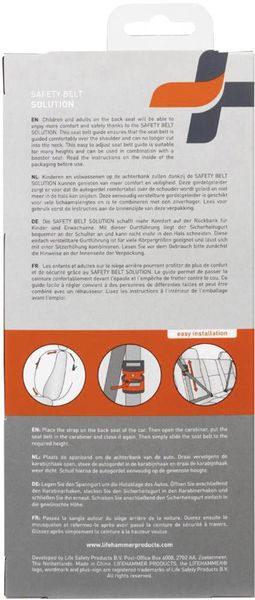 Produktbild: LifeHammer 19161 SAFETY BELT SOLUTION Sicherheitsgurtf&uuml;hrung Kinder, Erwachsene 1St.