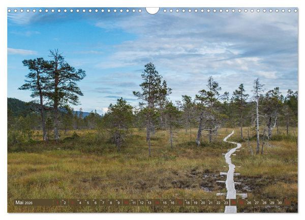 Produktbild: Wandern - In Norwegen und Schweden (Wandkalender 2026 DIN A3 quer), CALVENDO Monatskalender