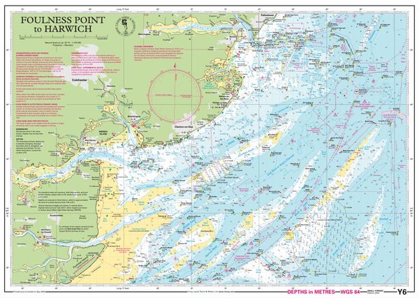 Produktbild: Laminated Y6 Foulness Point to Harwich (Small Format)