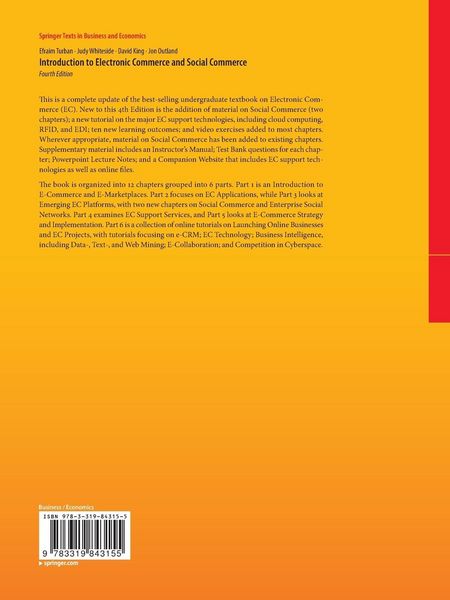 Produktbild: Introduction to Electronic Commerce and Social Commerce