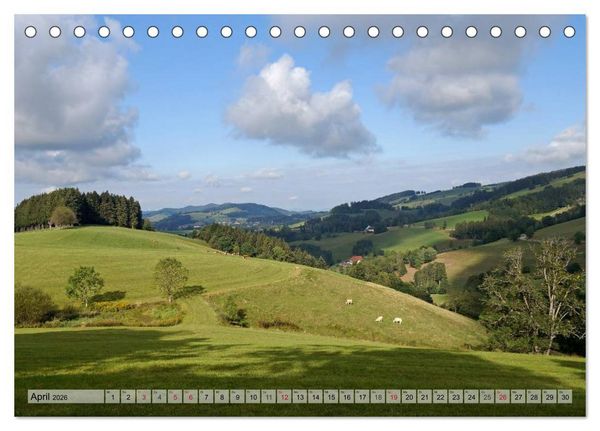 Produktbild: S&uuml;dschwarzwald - Impressionen (Tischkalender 2026 DIN A5 quer), CALVENDO Monatskalender