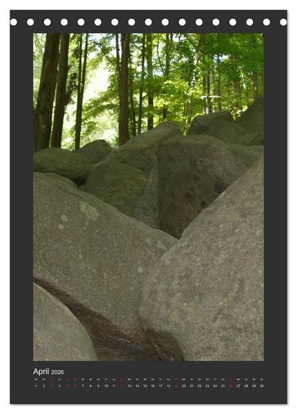 Produktbild: Odenwald - Impressionen einer Landschaft (Tischkalender 2026 DIN A5 hoch), CALVENDO Monatskalender