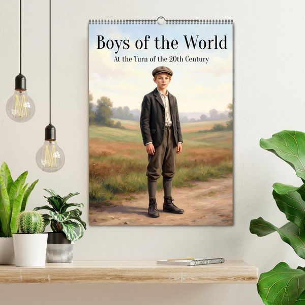 Produktbild: Boys of the World &ndash; At the Turn of the 20th Century (Wall Calendar 2027 DIN A2 portrait), CALVENDO 12 Month Wall Calendar