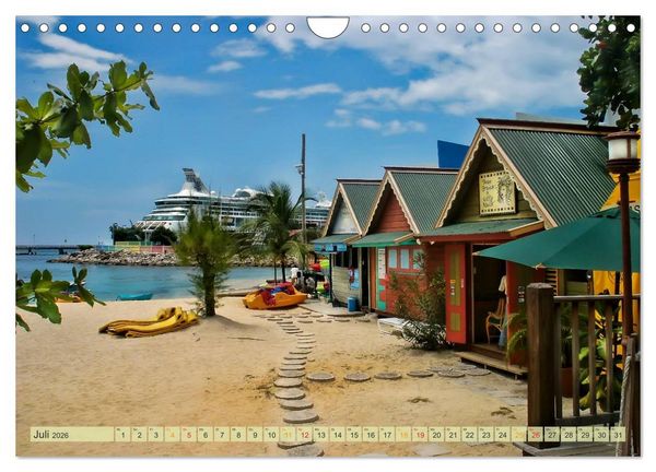 Produktbild: Die gro&szlig;en Antillen - Jamaica (Wandkalender 2026 DIN A4 quer), CALVENDO Monatskalender