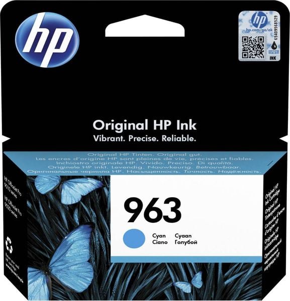 HP 963 Druckerpatrone Original Cyan 3JA23AE Tinte