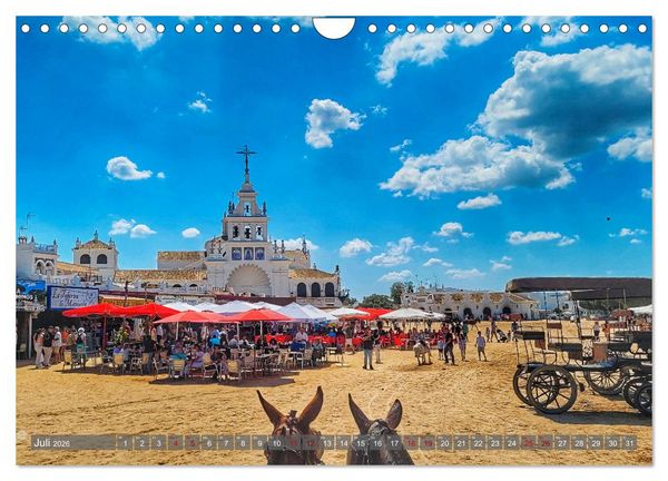 Produktbild: Andalusien, Architektur und Tradition (Wandkalender 2026 DIN A4 quer), CALVENDO Monatskalender