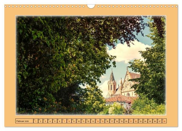 Produktbild: Gr&uuml;ne Welt DAMME (Wandkalender 2026 DIN A3 quer), CALVENDO Monatskalender