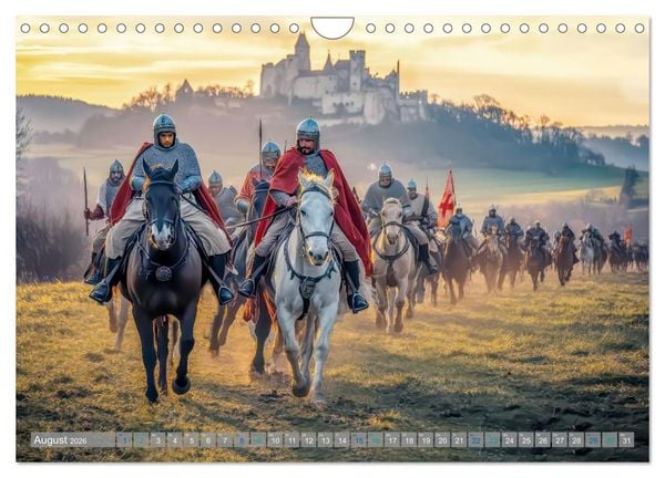 Produktbild: Tempelritter - Ein m&auml;chtiger Ritterorden (Wandkalender 2026 DIN A4 quer), CALVENDO Monatskalender