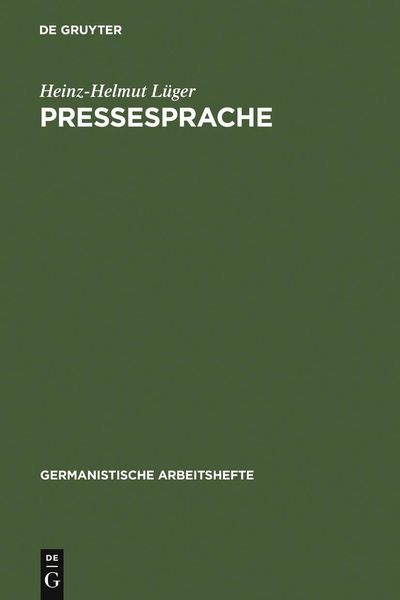 Produktbild: Pressesprache