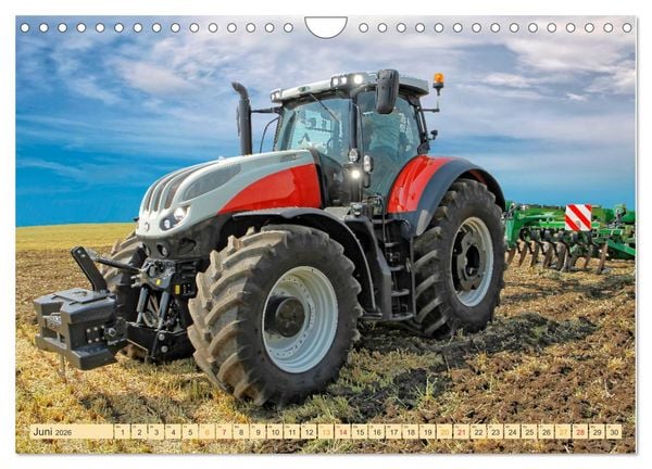 Produktbild: Traktoren - Giganten in der Landwirtschaft (Wandkalender 2026 DIN A4 quer), CALVENDO Monatskalender