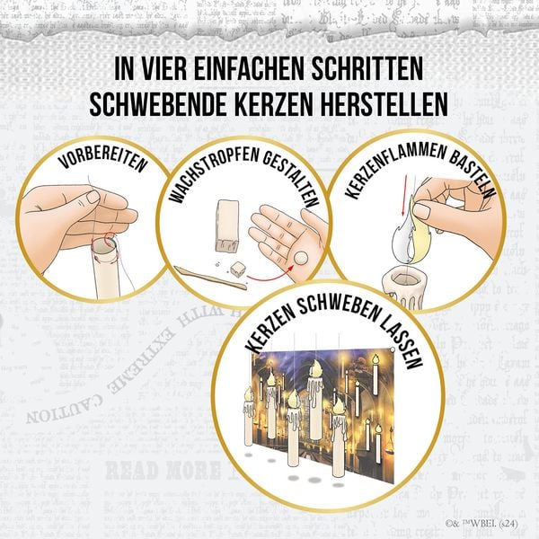 Produktbild: Harry Potter Bastelbox Schwebende Kerzen