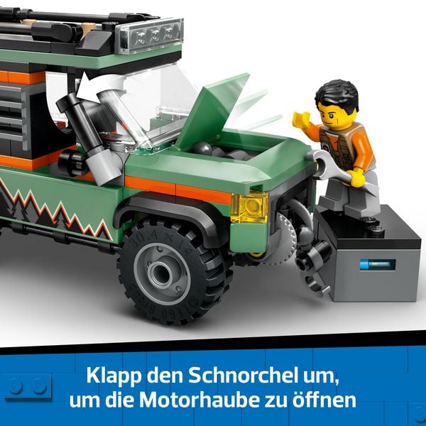 Produktbild: LEGO City Offroad Gel&auml;ndewagen - Bauspielzeug Set f&uuml;r Kinder 60447