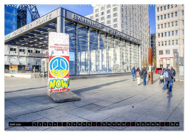 Produktbild: Berlin, so bunt wie das Leben (hochwertiger Premium Wandkalender 2026 DIN A2 quer), Kunstdruck in Hochglanz