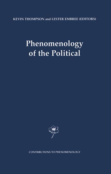 Produktbild: Phenomenology of the Political