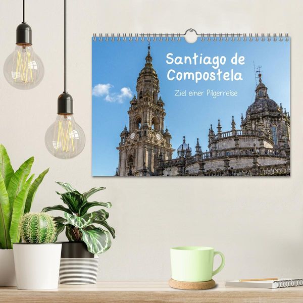 Produktbild: Santiago de Compostela - Ziel einer Pilgerreise (Wandkalender 2026 DIN A4 quer), CALVENDO Monatskalender