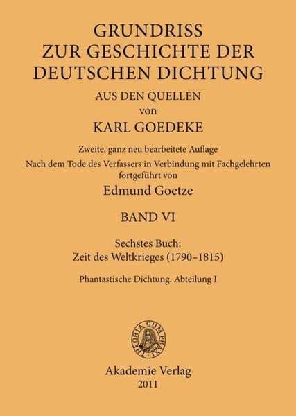 Produktbild: Siebentes Buch: Zeit des Weltkrieges (1790&ndash;1815)