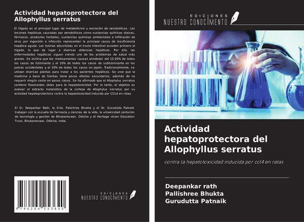 Produktbild: Actividad hepatoprotectora del Allophyllus serratus